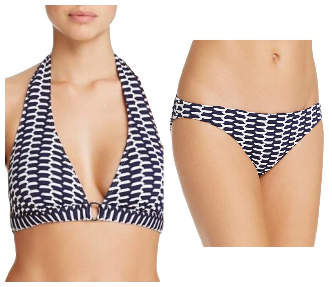 Traje de Baño geométrico Shoshanna blanco para De mujer