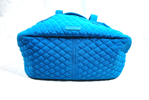 NWOT Vera Bradley Quilted Diamond Traveler Bag w/ Shoulder Strap, Blue - Picture 3 of 13