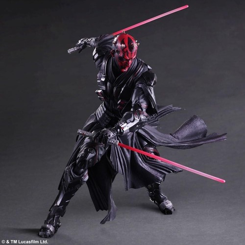 SQUARE ENIX STAR WARS VARIANT PLAY ARTS Kai Darth Maul PVC Painted Action Figure - Picture 7 of 9