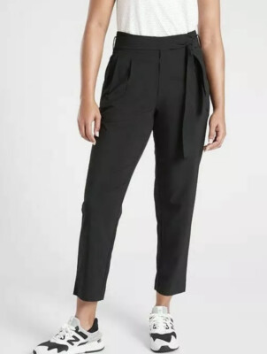 ATHLETA BLACK SKYLINE ll PANTS Black Tavel  Size 00 New  S
