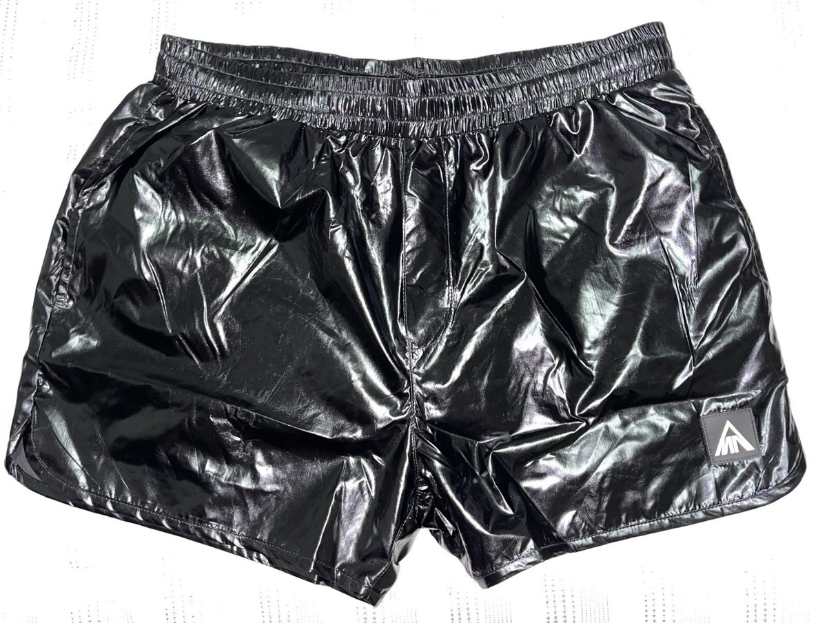 Boohoo Metallic High Waisted Shorts BNWT BOOHOO MAN WET LOOK SHINY