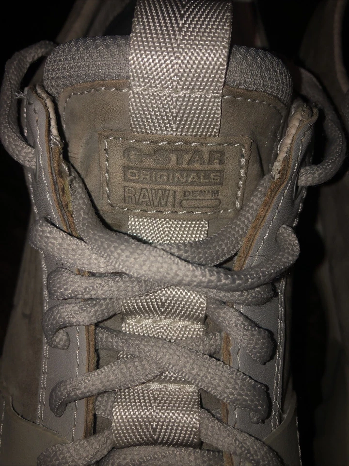 G-Star Raw Rackam Rovic Mens Casual Shoes Sneakers 10 Grey Beige Athletic - Image 4 of 4