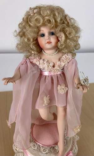 Artist Reproduction Bisque Ballerina Music Box Doll - Picture 8 of 15