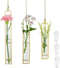 Glasur Pflanze Vermehrungsstation Wandvase, 3er Set Glasvasen für Blumen