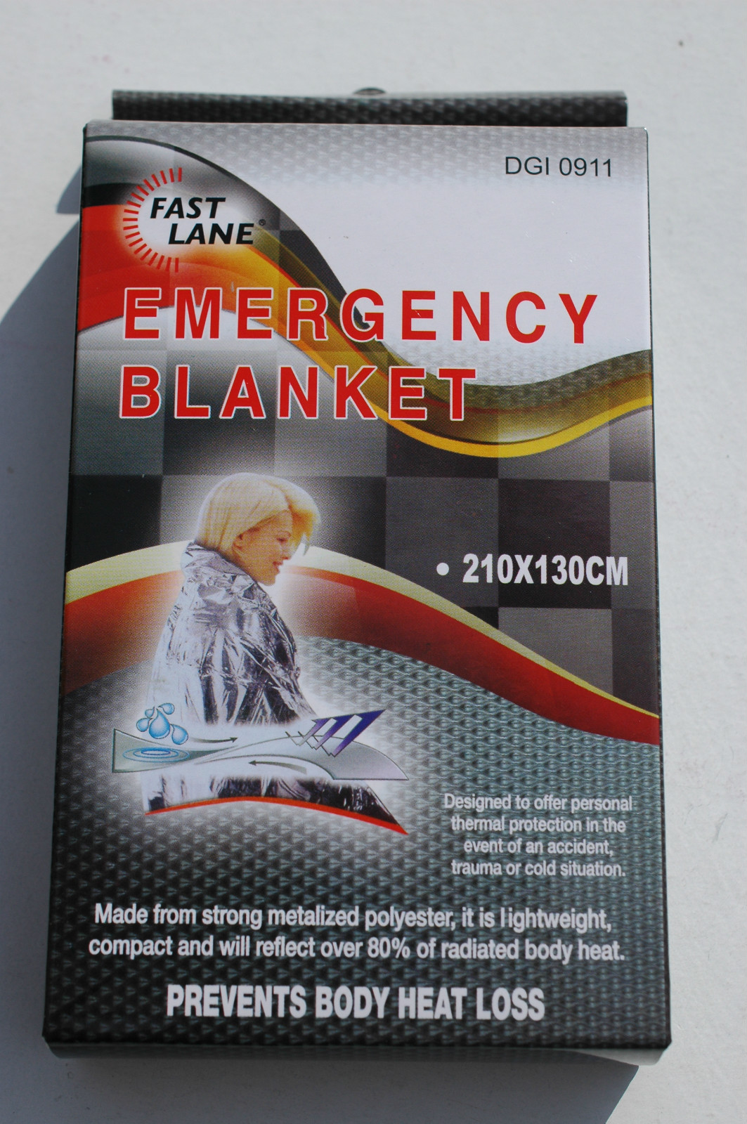 Emergency Blanket Thermal First Aid Survival Silver Foil Waterproof 210 x 130cm