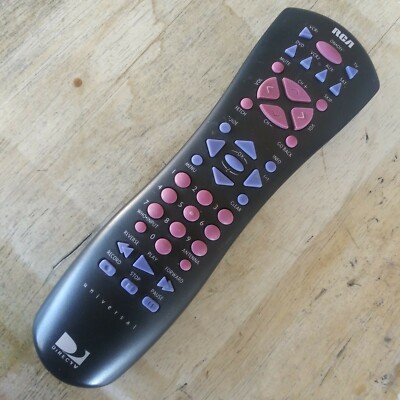 RCA CRK76SG4 Universal Remote TV DVD VCR(2) AUX SAT Direct TV Remote Control