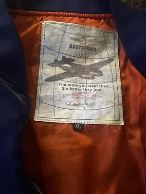 Alpha Industries NASA Space Force Navy Blue Orange Reversible