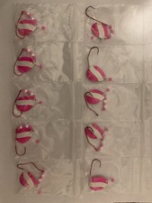 10 Slow Death Hook Crawler Harness w/Quick Change & Pink/White Spinner 48”