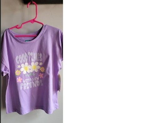 5 Piece Lot Girls Short Sleeve Shirts Justice Kidpik Children's Place Size 10/12 - Picture 6 of 6