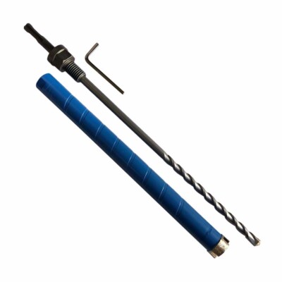 1'' Dry Diamond Core Drill Bit with SDS Plus Pilot Bit Adapter, 5/8''-11 Arbor