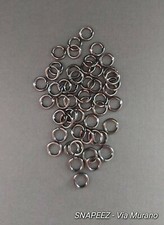 SNAPEEZ® II ULTRAPLATE® Blackjack Jump Ring 6mm. Made in USA.