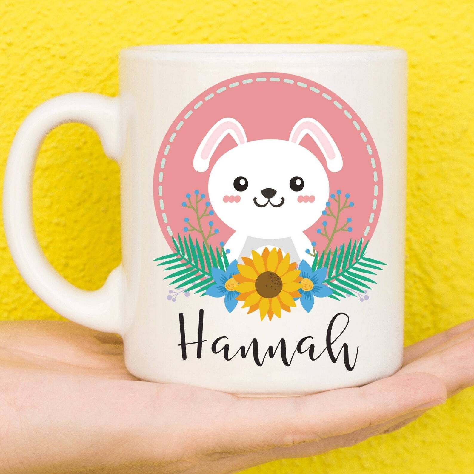 Rabbit Gifts Gifts For Rabbit Lovers Personalised Mugs Custom Mug Personalised