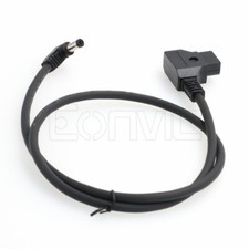 D-Tap to DC Barrel 5.5mn 2.1mm Coiled Power Cable for Atomos SmallHD Monitor 3'