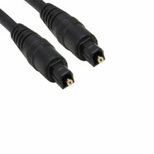 KNTK 25' Toslink Audio Cable S/PDIF Digital Fiber Optical OD 5.0mm Connector