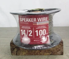 100 FT Feet True 14/ GA Gauge AWG Speaker Wire Cable Car Home Audio 2 Conductor