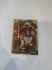 2023 Prizm Draft Picks Bijan Robinson RC Gold Ice Prizm New Recruits #NR-3