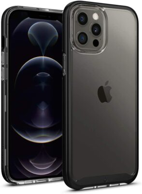 Caseology Skyfall Coque, étui pour iPhone 12 Pro Max (2020) Noir