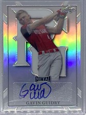 2021 LEAF PERFECT GAME METAL SILVER REFRACTOR GAVIN GUIDRY AUTO 1