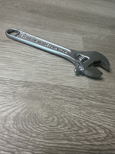 Craftsman 6" Adjustable Wrench 150mm 44602 Forged In USA.Very Nice America Made - Picture 4 of 8