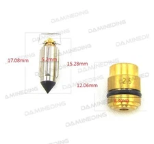 Carb Needle Seat Carburetor Float Valve GP125 GY250 RM80 For 18-9214