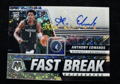 2020-21 Panini Mosaic Anthony Edwards Rookie RC Silver Fast 2020-21 Panini Mosaic Anthony Edwards Rookie RC Silver Fast