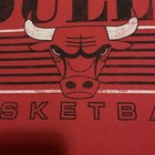 ‘47 NBA Chicago Bulls Basketball Long Sleeve Shirt Mens Medium RED — photo 8