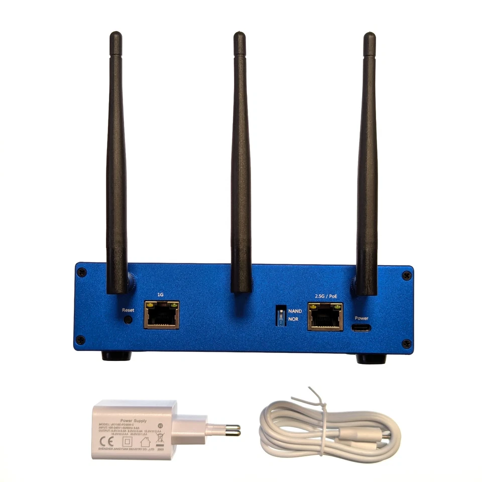 OpenWrt One – schneller WLAN-Router von Banana Pi mit Wi-Fi 6 und 2.5 G Ethernet - Bild 4 von 4