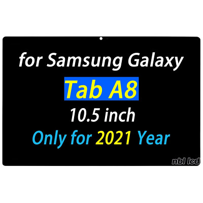 10.5'' for Samsung Galaxy Tab A8 X200 2021 Year LCD Touch Screen Display Assembly