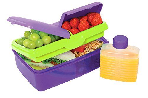 Sistema Quaddie 1.5L 4 Compartment Lunchbox - Assorted*