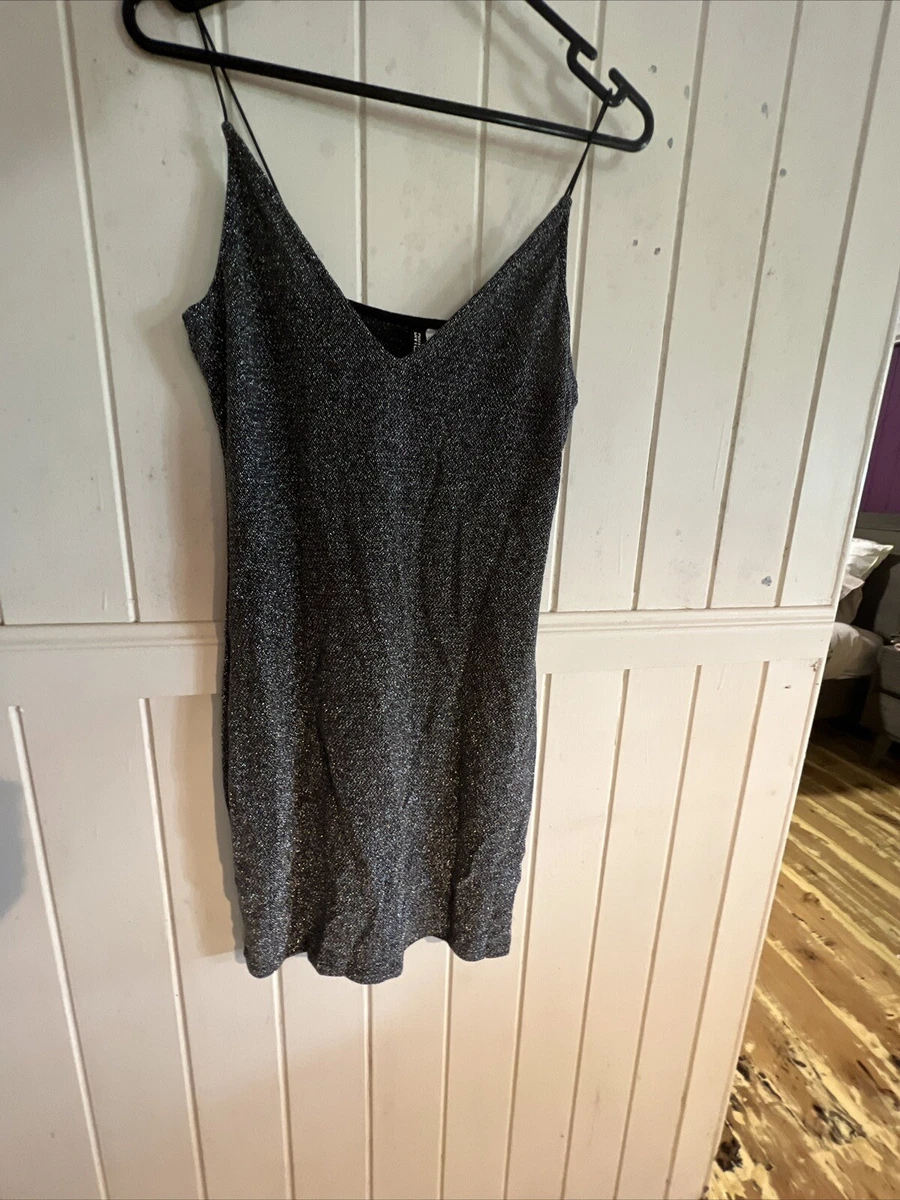 H and m silver dress cheap