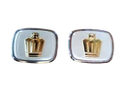 TOYOTA CROWN SIDE ROOF PILLAR  EMBLEM CROWN LOGO BADGE GENUINE 1 pair/2pcs. B