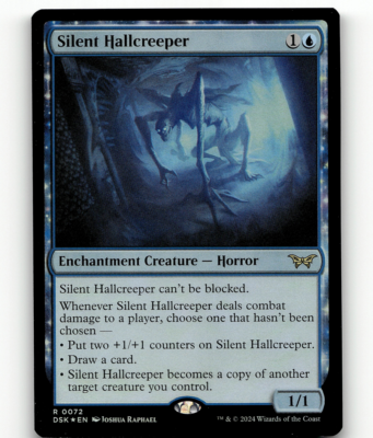 FOIL - MTG Silent Hallcreeper #72 - Duskmourn: House of Horror | eBay