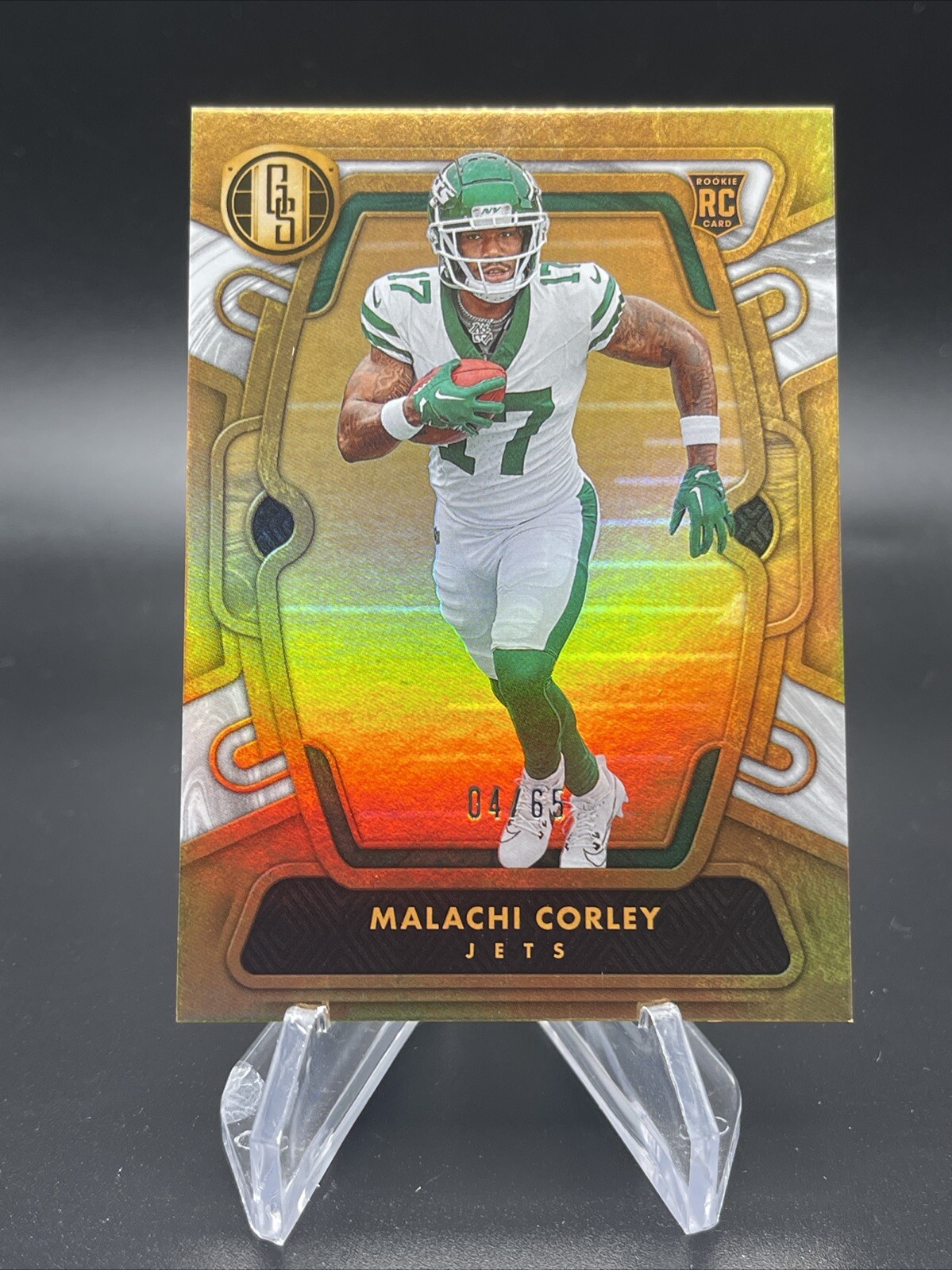 2024 Panini Gold Standard MALACHI CORLEY White Gold RC /65 SP NY Jets