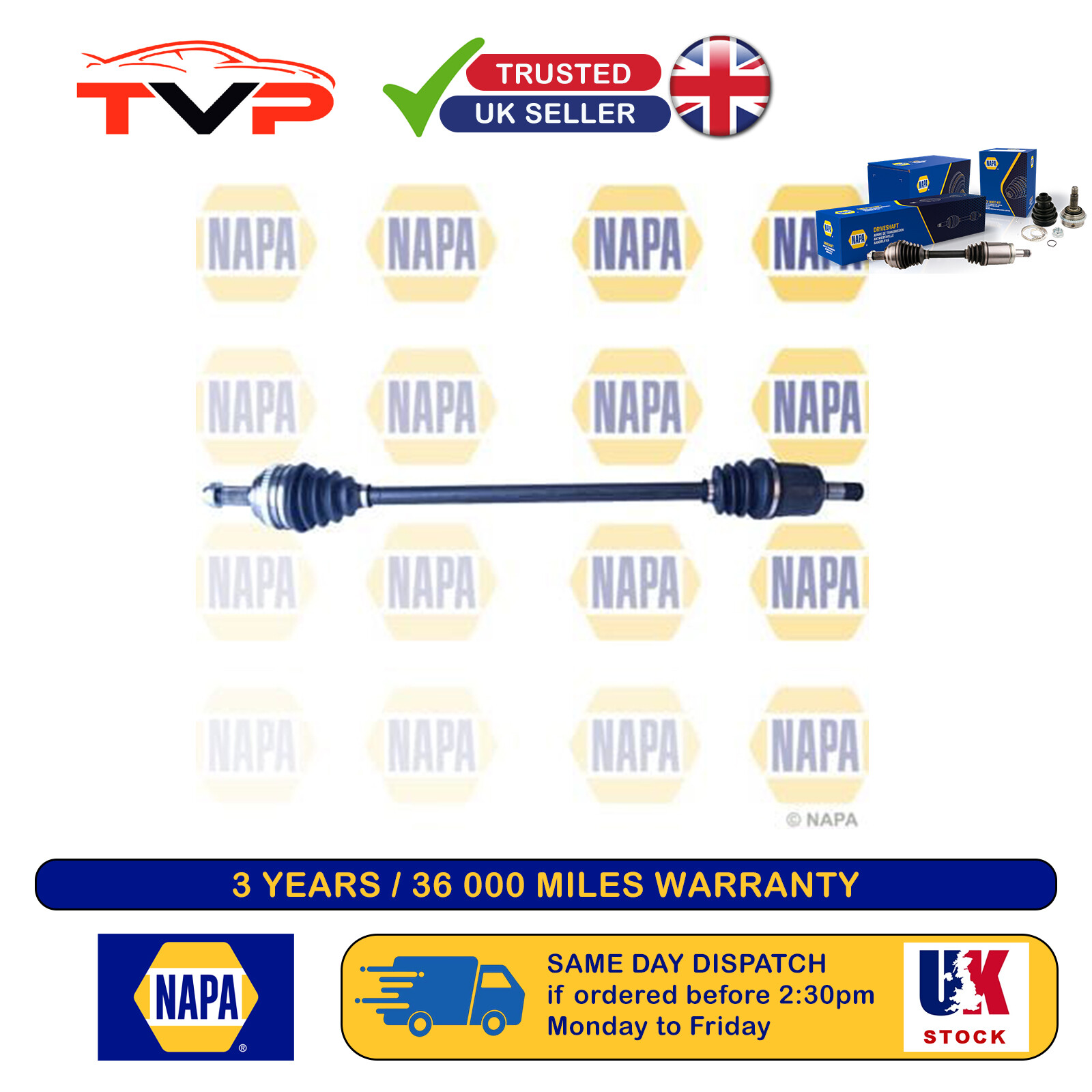 Drive Shaft NDS1195L NAPA Front Left Driveshaft 46307096 44306S5A950 - Image 8