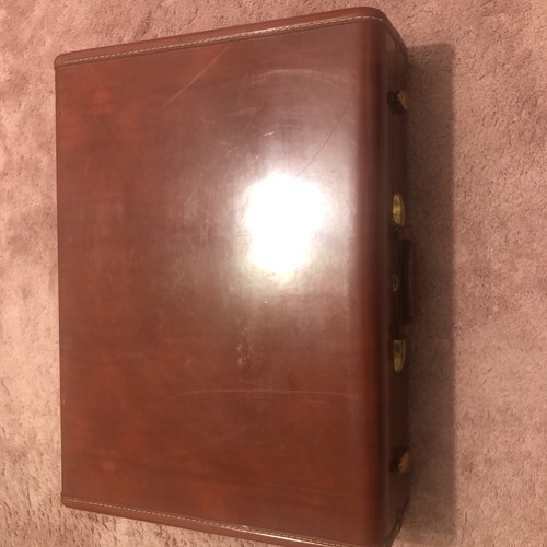Outstanding Vintage Shwayder Bros Samsonite Luggage Hard Case Brown 4935 - Picture 5 of 12