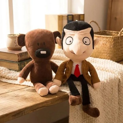 Mr Bean mit Teddy Plüschtier 30 cm TV Charakter Stofftier Set