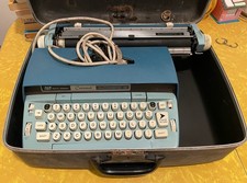 Vintage Smith-Corona Coronet Automatic 12 Baby Blue In Case 1960s Tested Working thumbnail