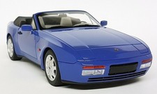 GT Spirit 1/18 Scale Porsche 944 Turbo S2 Cabriolet Maritim Blue Resin Model Car