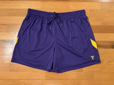 NIKE コービー リバーシブル バスケットボールショートパンツ XXL New XXL Nike Kobe Dri-Fit Basketball Shorts Purple Gold Yellow
