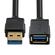 6ft Usb 3.0 Extension Cable Type A Male To Female Port Cord With Gold Plated Con