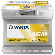 Varta A9 Dynamic AGM 12V 50Ah 540A/EN Autobatterie