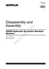 Caterpillar 320GX Hydraulic Excavator Machine SYSTEM Disassembly Assembly Manual