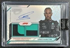 LEWIS HAMILTON 2024 TOPPS DYNASTY FORMULA 1 MARCEDES AMG DUAL PATCH AUTO RED 1/5