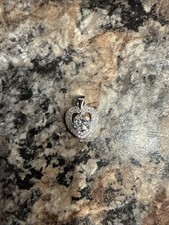 Lab Grown Diamond Heart Pendent 1.0ct 925 Sterling Silver