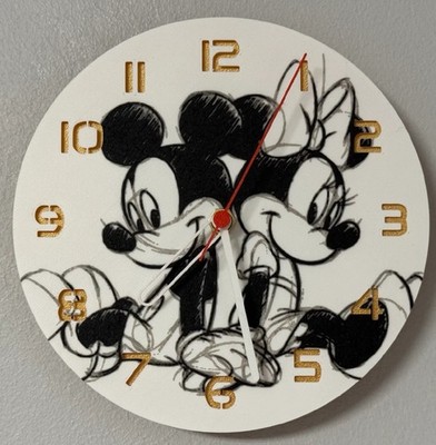 Mickey & Minni Wanduhr Vintage Disney Uhr