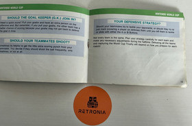 Nintendo World Cup Nintendo Nes Game Instruction Manual UK Version