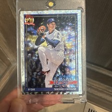 2026 Topps Shohei Ohtani Crackle Foil Board 1991 Style T91-100 Sp Dodgers SSP