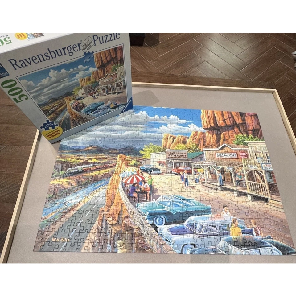 Ravensburger Scenic Overlook 500 Large Piece Format Puzzle Complete Adults Kids - Image 3 of 4