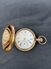 Antique American Waltham 14K Gold-Filled Hunter Case Pocket Watch, 53mm Case