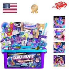 Toy Galaxy Slime Kit for Boys Girls 10-12, Ultimate Metallic Slime Making Ki...